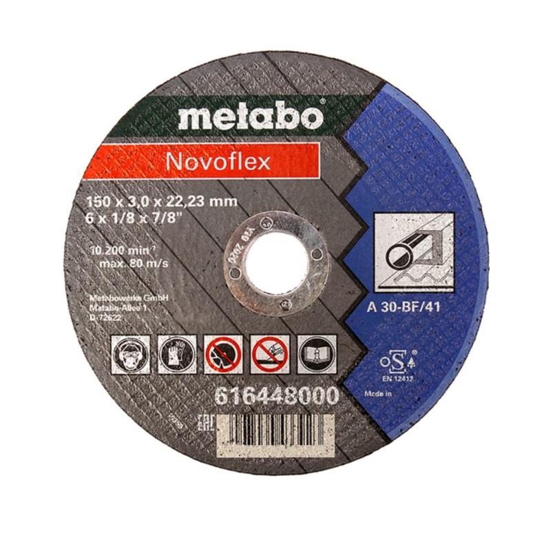 Диск абразивный отрезной METABO Novoflex A 30 150х3,0х22,2 мм (616448000)